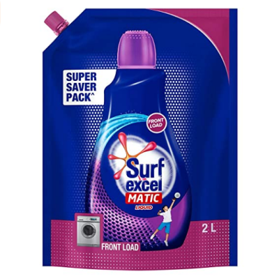 Surf Excel Matic Front Load Liquid Detergent Refill Pouch 2 L